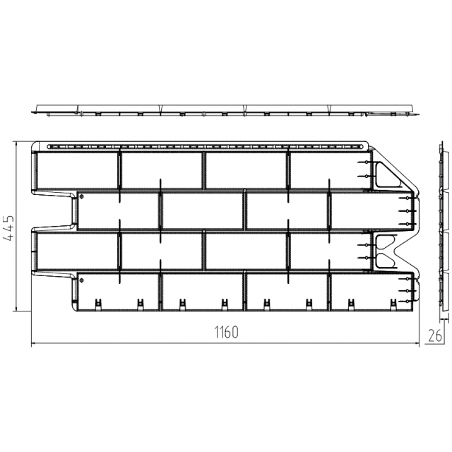 Фасадная панель ПВХ Альта-Профиль Фагот Клинский