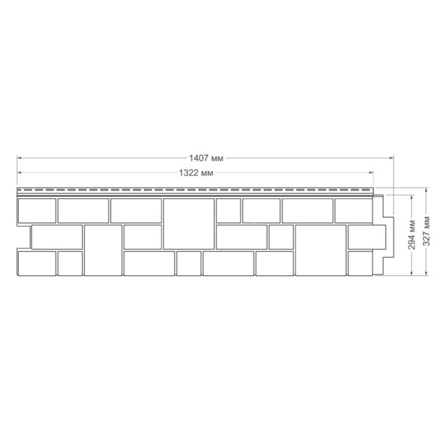 Фасадная панель ПВХ ЯФАСАД Grand Line (Гранд Лайн) Екатерининский Камень Железо