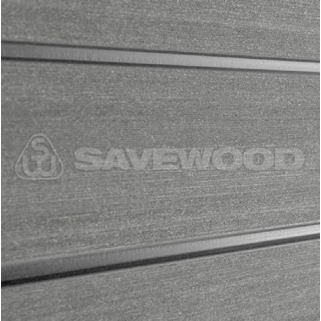 Заборная доска ДПК Savewood Agger Пепельный