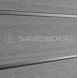 Заборная доска ДПК Savewood Agger Пепельный