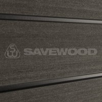 Заборная доска ДПК Savewood Agger Темно-коричневый